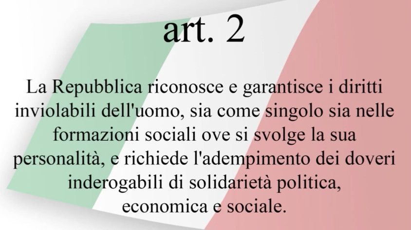 Art. 2 Costituzione italiana 