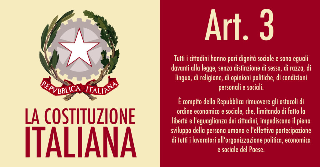 Art. 3 Costituzione italiana