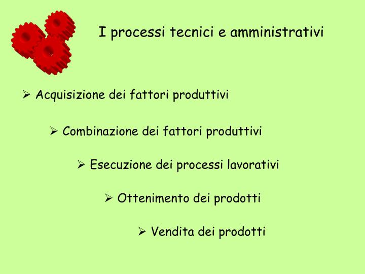 combinazione fattori produttivi