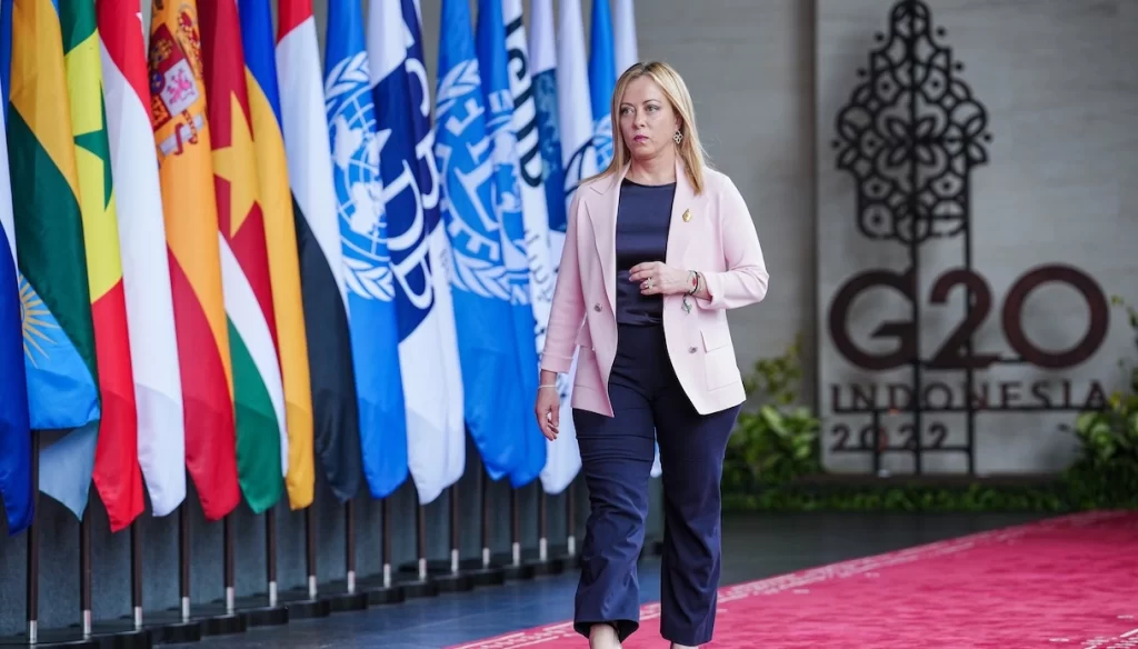 Giorgia Meloni al G20